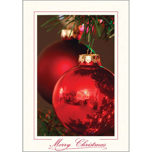 1622 - Bright White, Merry Christmas, Vertical, set of 10 cards