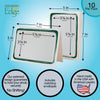 1628A - Bright White, Amazon Paint Border, Blank Back, set of 10 cards