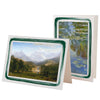 1628A - Bright White, Amazon Paint Border, Blank Back, set of 10 cards