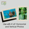 1629PJ - Natural, Mint Green Pastel Border, Blank Back, set of 10 cards
