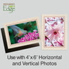 1629PSC - Natural, Carnation Pastel Border, Blank Back, set of 10 cards