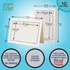 1629PV - Natural, Lavender Pastel Border, Blank Back, set of 10 cards