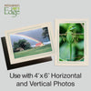 1630A - Natural, Amazon Green 2-Tone Border, Blank Back, set of 10 cards