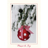 1647 - Bright White, Peace & Joy, Vertical, set of 10 cards