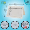 1650 - Snow White Linen, Wrapped in comfort, Horizontal, Set of 10 cards