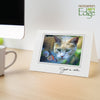 637 - Bright White, Small Window, Just a note, Horizontal, set of 10 cards