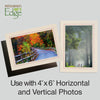 758SC - Natural, Scarlet Red Border, Blank Back, set of 10 cards