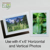 759A - Bright White, Amazon Green Border, Blank Back, set of 10 cards