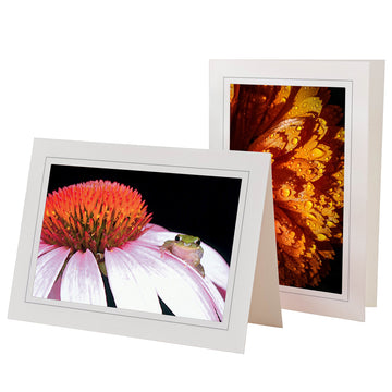 759G - Bright White, Granite Border, Blank Back, set of 10 cards