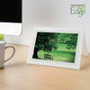 759J - Bright White, Jade Slate Border, Blank Back, set of 10 cards