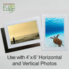 759S - Bright White, Sandstone Border, Blank Back, set of 10 cards