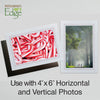 759SC - Bright White, Scarlet Red Border, Blank Back, set of 10 cards