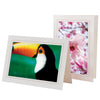 759T - Bright White, Terracotta Border, Blank Back, set of 10 cards