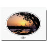 760 - Bright White, Oval Window, Scroll Design, Horizontal, set of 10 cards