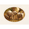 765S - Natural, Oval Window, Sandstone Border, Blank Back, set of 10 cards