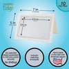 928 - Bright White, Blank Front, Blank Back, set of 10 cards