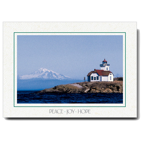 974 - Natural, Peace Joy Hope, Horizontal, set of 10 cards