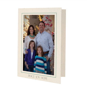 975 - Natural, Peace Joy Hope, Vertical, set of 10 cards