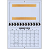 A1206BB - 2026 Horizontal Calendar BABY BLUE LINEN