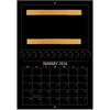 A1206BK - 2026 Horizontal Calendar BLACK