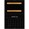 A1206BK - 2027 Horizontal Calendar BLACK