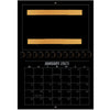 A1206BK - 2025 Horizontal Calendar BLACK