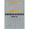 A1206BS - 2027 Horizontal Calendar BATTLESHIP
