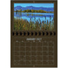 A1206CH - 2027 Horizontal Calendar CHOCOLATE