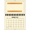 A1206CR - 2027 Horizontal Calendar CREAM