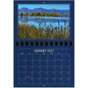 A1206DB - 2027 Horizontal Calendar DEEP BLUE