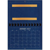 A1206DB - 2027 Horizontal Calendar DEEP BLUE