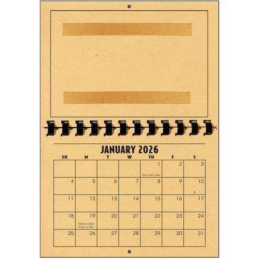 A1206GI - 2026 Horizontal Calendar GINGER
