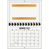 A1206GY - 2027 Horizontal Calendar GREY