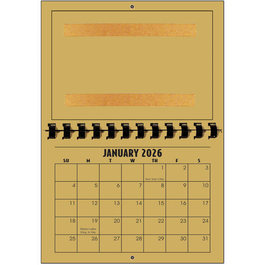 A1206HC - 2026 Horizontal Calendar HONEYCOMB