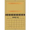 A1206HC - 2025 Horizontal Calendar HONEYCOMB