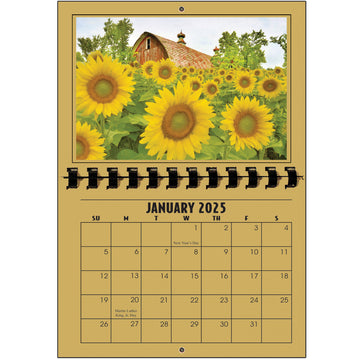 A1206HC - 2025 Horizontal Calendar HONEYCOMB