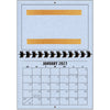 A1206IB - 2027 Horizontal Calendar ICE BLUE