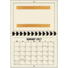 A1206IV - 2027 Horizontal Calendar IVORY LINEN