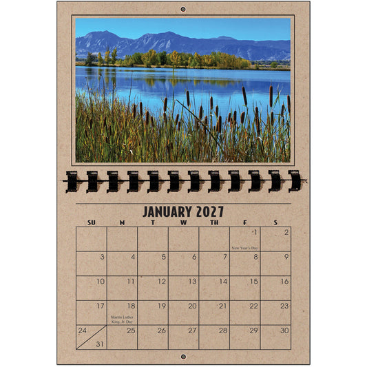 A1206KR - 2027 Horizontal Calendar KRAFT