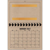 A1206KR - 2027 Horizontal Calendar KRAFT