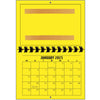 A1206LE - 2025 Horizontal Calendar LEMON