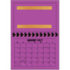 A1206LI - 2027 Horizontal Calendar LILAC