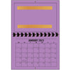 A1206LI - 2025 Horizontal Calendar LILAC