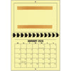 A1206PE - 2026 Horizontal Calendar PEAR