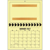 A1206PE - 2027 Horizontal Calendar PEAR