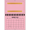 A1206PK - 2026 Horizontal Calendar PINK