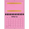 A1206PK - 2027 Horizontal Calendar PINK
