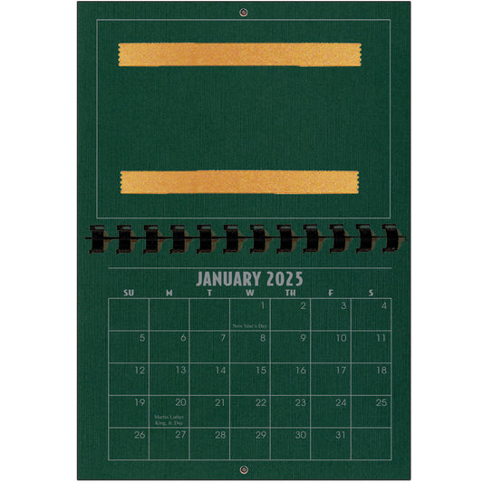 A1206PN - 2025 Horizontal Calendar PINE LINEN