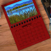 A1206RR - 2027 Horizontal Calendar RUBY RED