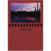 A1206RR - 2026 Horizontal Calendar RUBY RED